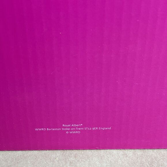 Royal Albert Rose Confetti Teacup 6.5 Oz & Sauer Set New In Box - Picture 4 of 5